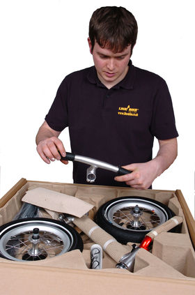 Remove protective materials from components and inspect making sure all parts are there